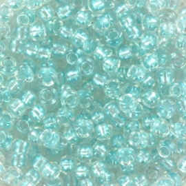 Miyuki 8-3638 fancy lined soft aqua