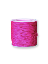 Macramé draad 0,8mm fel roze 100 meter