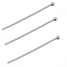 Nietstift met bolletje zilver