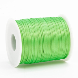 Satijn koord 1,5mm appel groen