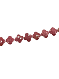 Natuursteen klaver Rhodochrosiet 10 stuks
