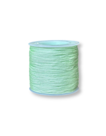 Macramé draad 0,8mm mint groen 100 meter