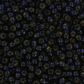 Miyuki 11- 4282 Duracoat silverlined dyed dark navy blue