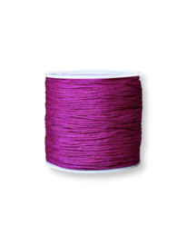 Macramé draad 0,8mm paars 100 meter