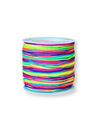 Macramé draad 0,8mm multicolor 100 meter