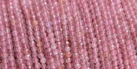 Natuursteen kralen 4mm strawberry kwarts