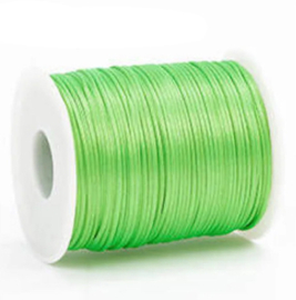 Satijn koord 2,5 mm appel groen