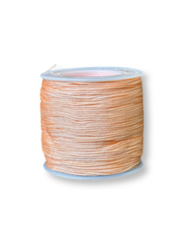 Macramé draad 0,8mm zalm roze 100 meter