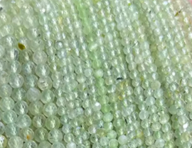 Natuursteen kralen 3mm Prehniet