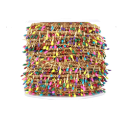Jasseron spikes multicolor - Gold stainless steel