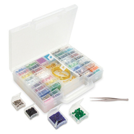Beadalon opbergbox 55 Delig met schep & pincet