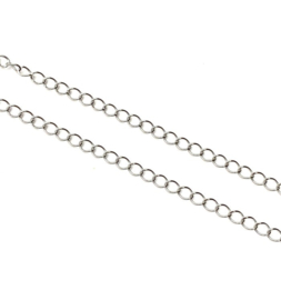 Verlengketting  zilver stainless steel ( rvs )