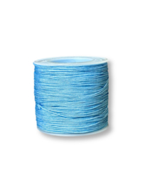 Macramé draad 0,8mm licht blauw 100 meter