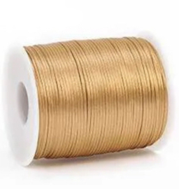 Satijn koord 2,5mm Champagne