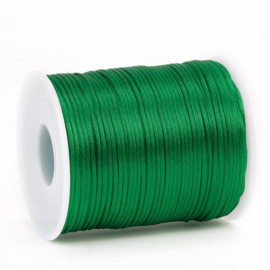 Satijn koord 1,5mm groen