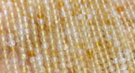 Natuursteen kralen 4mm citrine