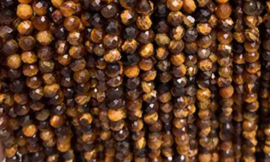 Natuursteen kralen 4mm Tijgeroog