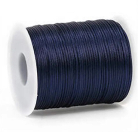 Satijn koord 2,5mm Navy Blue