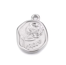 Bedel roses stainless steel zilver