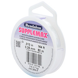 Beadalon supplemax 0,25 clear. 50 meter