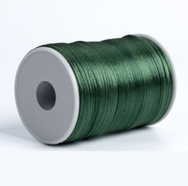 Satijn koord 2,5mm pine green