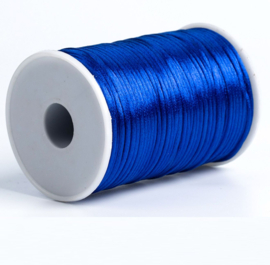 Satijn koord 2,5mm royal blue