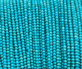 Natuursteen kralen 4mm Blauwe turquoise