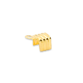 Beadalon veterklem Goud  8x5mm 20 stuks