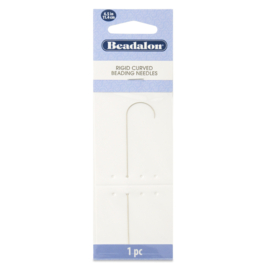 Beadalon gebogen rijgnaald 12.7cm