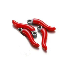 Bedel peper Rood - Zilver stainless steel