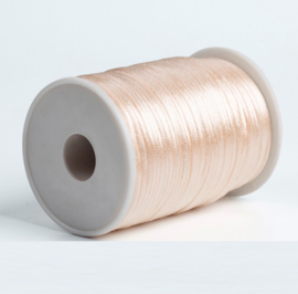 Satijn koord 2,5mm light Peach