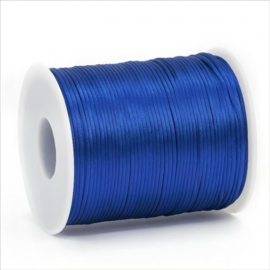 Satijn koord 1,5mm royal blue