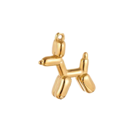 Bedel Balloon Dog Stainless steel Goud