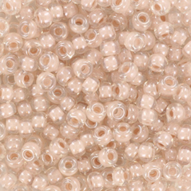 Miyuki 8/0 3mm Blush lined crystal 8-215