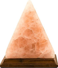 Pyramide  Zoutlamp +/- 3 kg en 20 cm hoog
