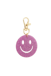 Sleutelhanger Smiley Fuchsia