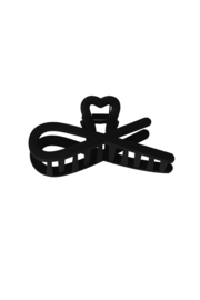 Hair Clip Bow Black