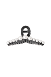 Hair Clip Pearly Black