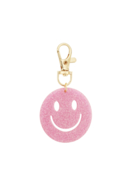 Sleutelhanger Smiley Pink