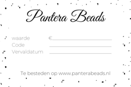 Cadeaubon Pantera Beads - Klik om te bestellen