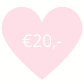 Doosje Liefde € 20,-