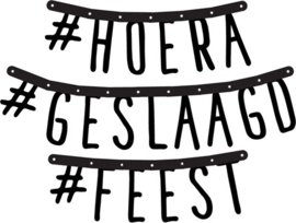 Letterslinger  #hoera #geslaagd #feest