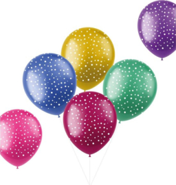 Ballonnen shimmer sterren en stippen