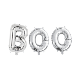 Folie Ballonnen Zilver - Boo