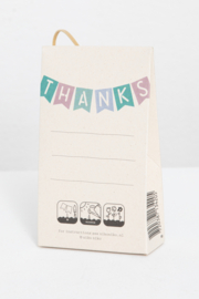 Groeiende slinger "Thanks"