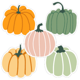 Stickerset: Pumpkins (5 varianten)
