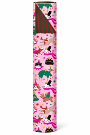 Cadeaupapier: Christmas pets