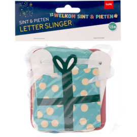 Letterslinger Sinterklaas: Welkom Sint & Pieten