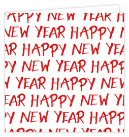 Wenskaart: Happy new year