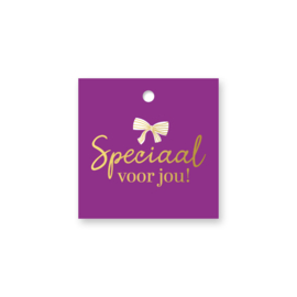 Cadeaulabel:  Speciaal voor jou! (div.kleuren)